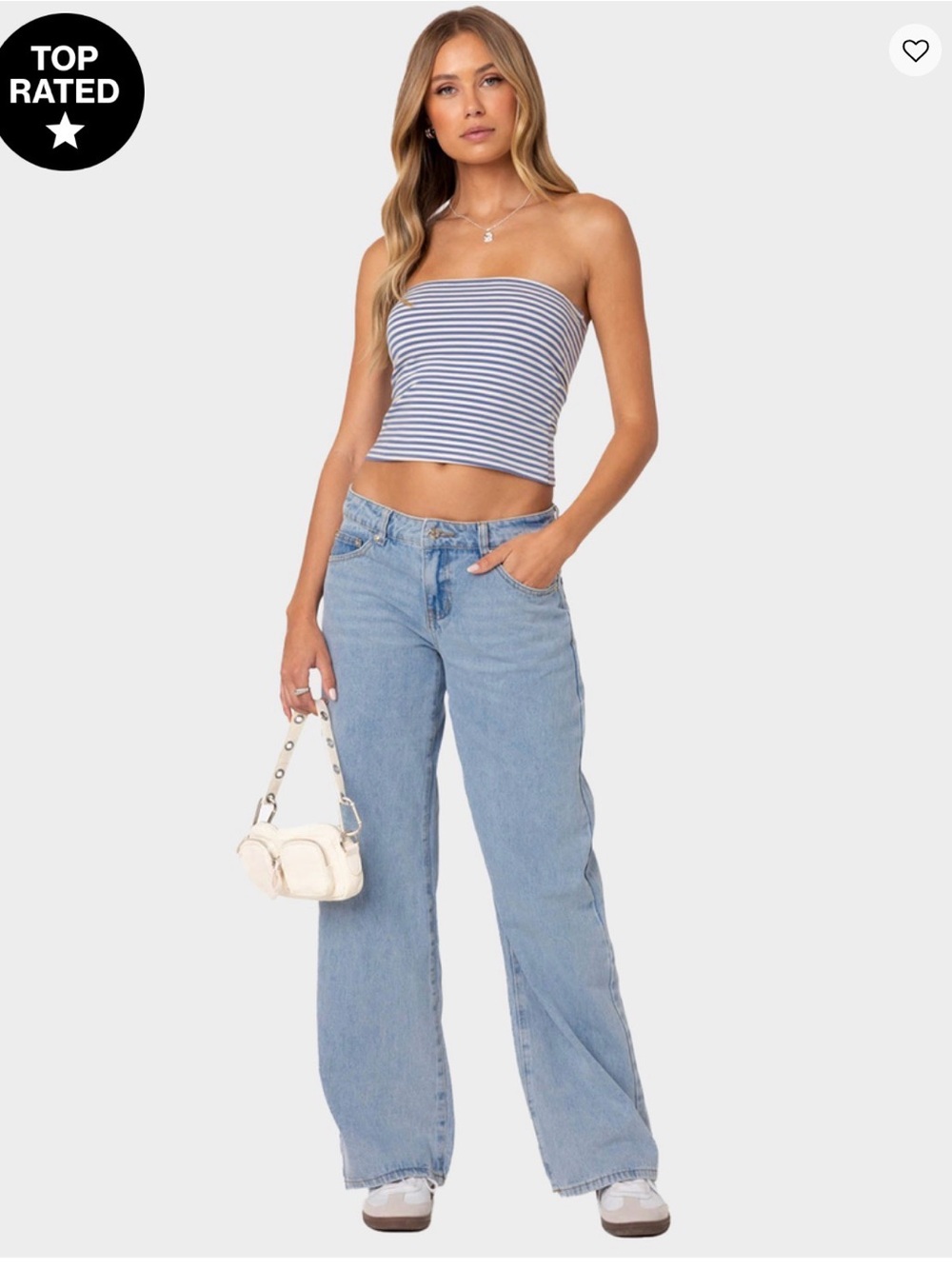 Edikted Raelynn Washed low rise baggy jeans
